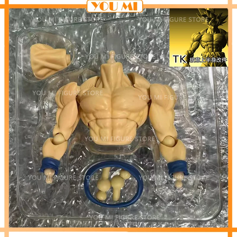 Auf Lager neue original tk benutzer definierte Drachen ball shf Ultra Instinkt Sohn Goku oberen Torso Muskeln Kit Zubehör Anime Spielzeug Geschenke