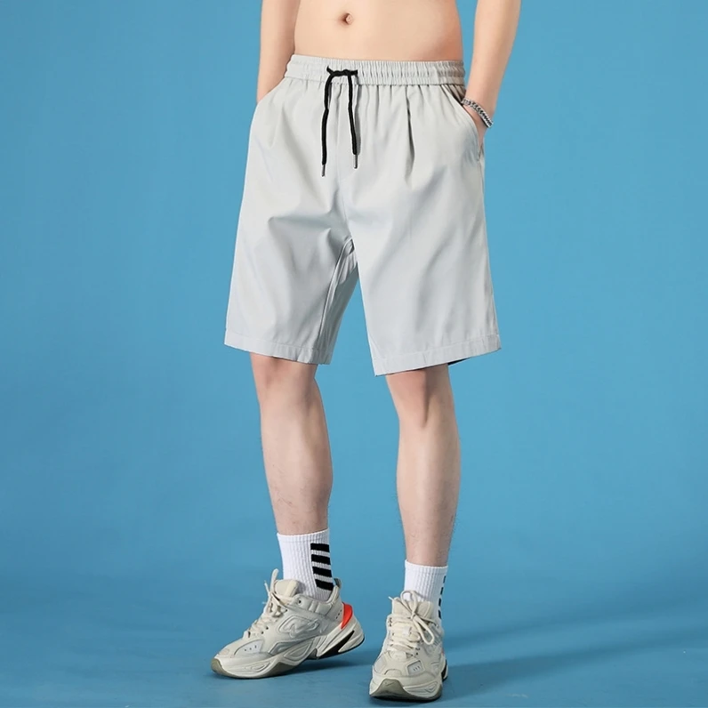 Summer Outdoor Invisible Zipper Open Crotch Casual Shorts Pants for Men Couples Sexual Bottoms