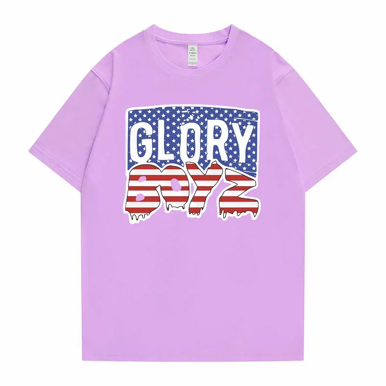 Rapper Chief Keef Glory Boyz T-shirt Men Women Hip Hop Oversized Tshirt Male Vintage Short Sleeve Men\'s Casual Loose T-shirts