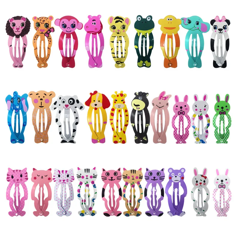 

20Pcs/Lot Korean Hair Accessories Cute Barrette Flower Hair Clip New Kawaii Hairpin Floral Hairclip Cartoon Hair Clips for Girls