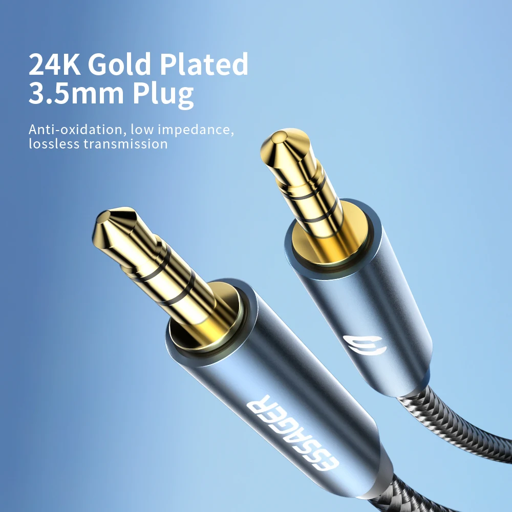 Essager Segéd- Vezeték Beszélő Hang vezeték 3.5mm jacket Apaállat hogy Apaállat számára huawey xiaomi IPhone autók JBL headphone Adapter kiterjesztése Telefonzsinór