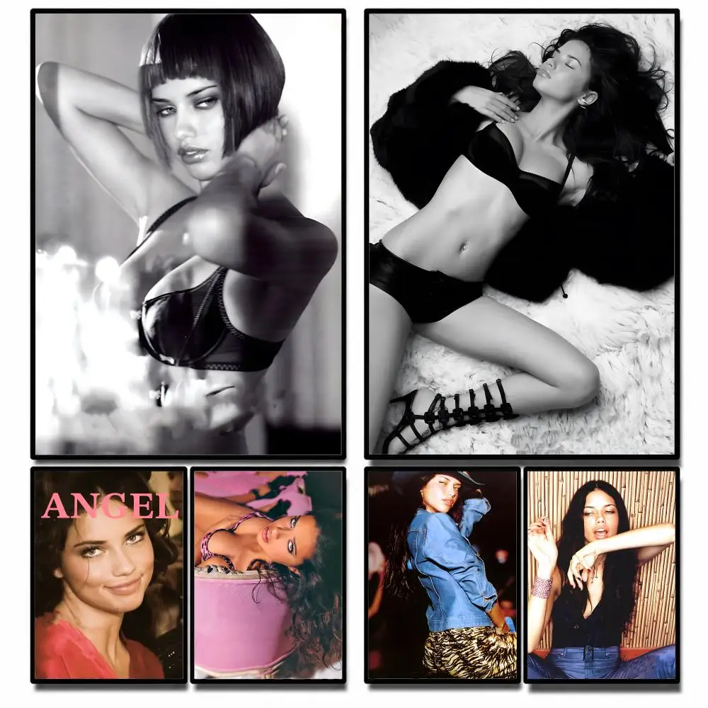 Actor Adriana Lima Poster High-definition  stickers, suitable for bedroom, living room, home decoration