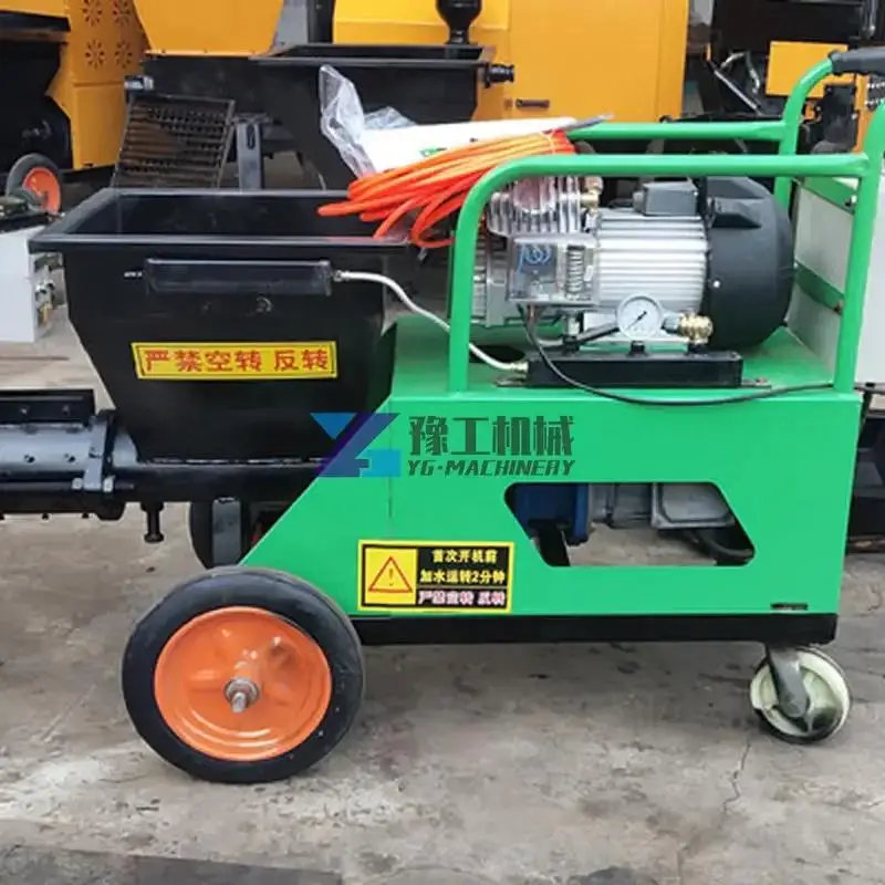 YG Mortar Plastering Spraying Spray Machine Concrete Sprayer Skim Coat Mortar Spray Machine