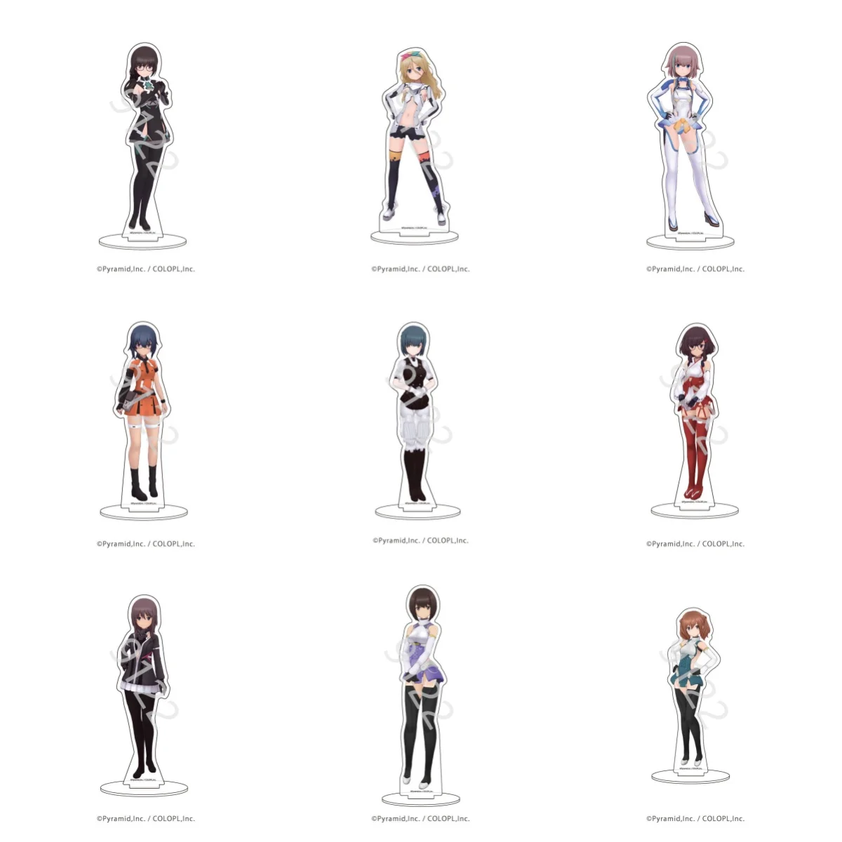 

Game Anime Alice Gear Aegis Acrylic mini Stand figure Stand Sign Plate Cosplay Prop Decor Cartoons present Firend Gifts