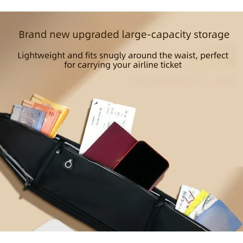  Novo saco de cintura esportiva correndo saco do telefone equipamentos fitness pequeno saco leve à prova dwaterproof água equipamentos fitness cinto invisível ﻿