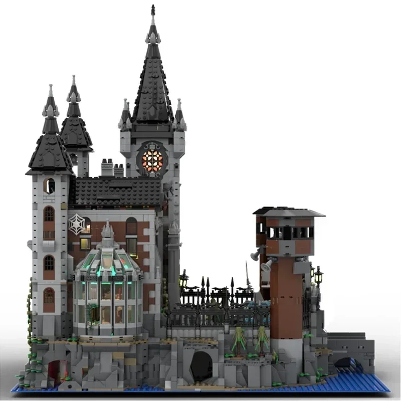 Moc قوالب بناء الأفلام الخفافيش الشهيرة نموذج مركز اللجوء التكنولوجيا وحدات كتل الهدايا لعب للأطفال لتقوم بها بنفسك مجموعات الجمعية