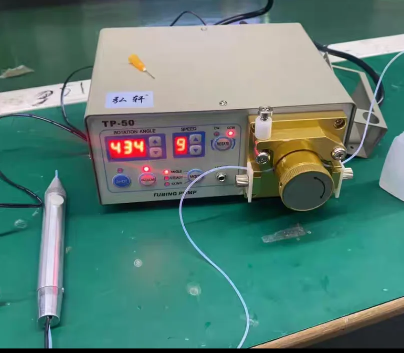 Automatic Peristaltic Glue Dispenser for TP-50 Digital Display Adhesive Applicator Quick Dry Anaerobic Glue Machine 0.001ML