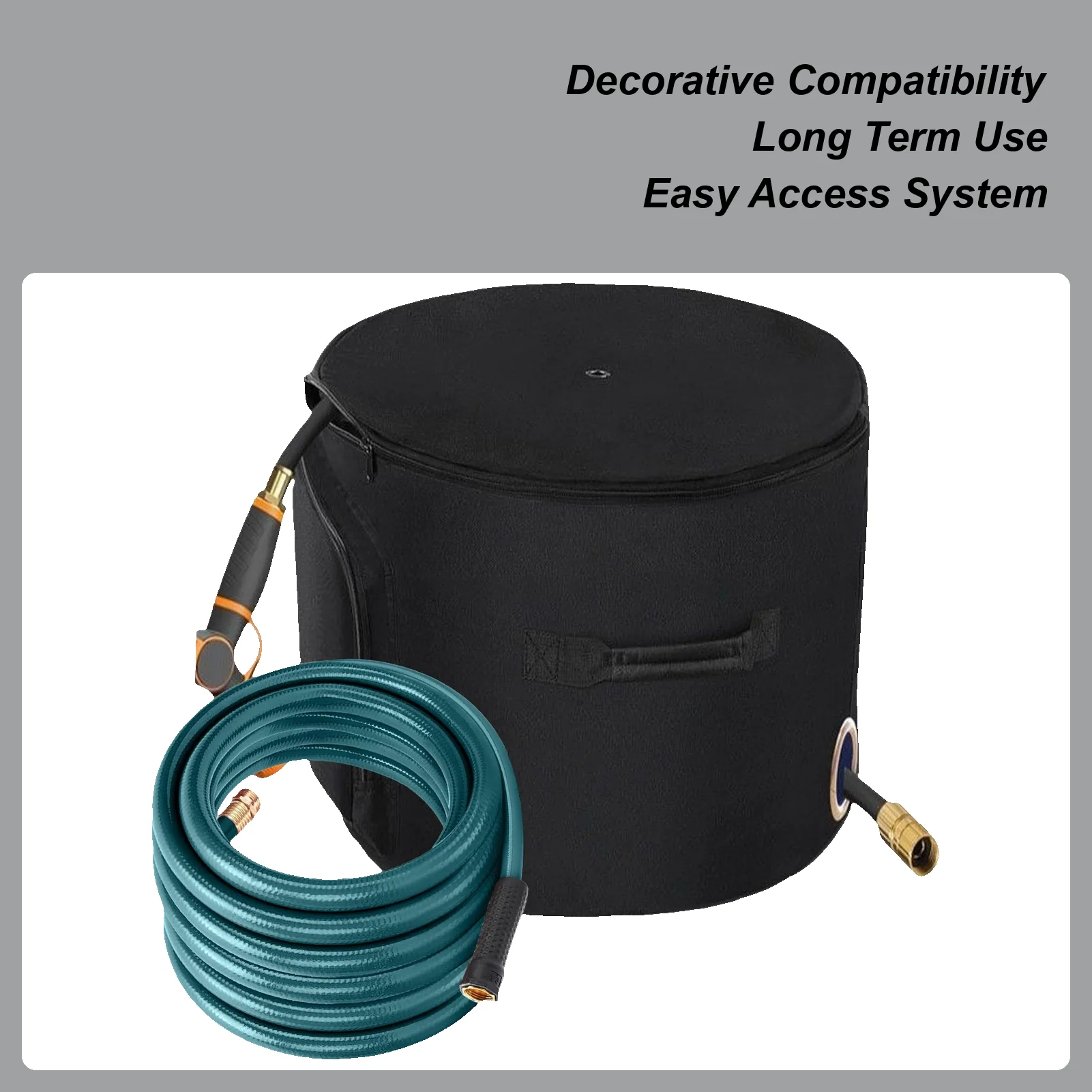 

Garden Hose Storage Pot Water Hose Organizer Pot Outside Large Container For Yard Farm Patio Warehouse Garage Gardener Backyard
