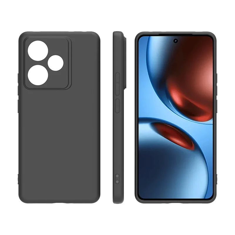 For Realme GT 7 Case TPU Soft Slim Black Matte Protective Case For Realme GT7 Global RMX5061 Silicone Case RealmeGT7 Phone Cover