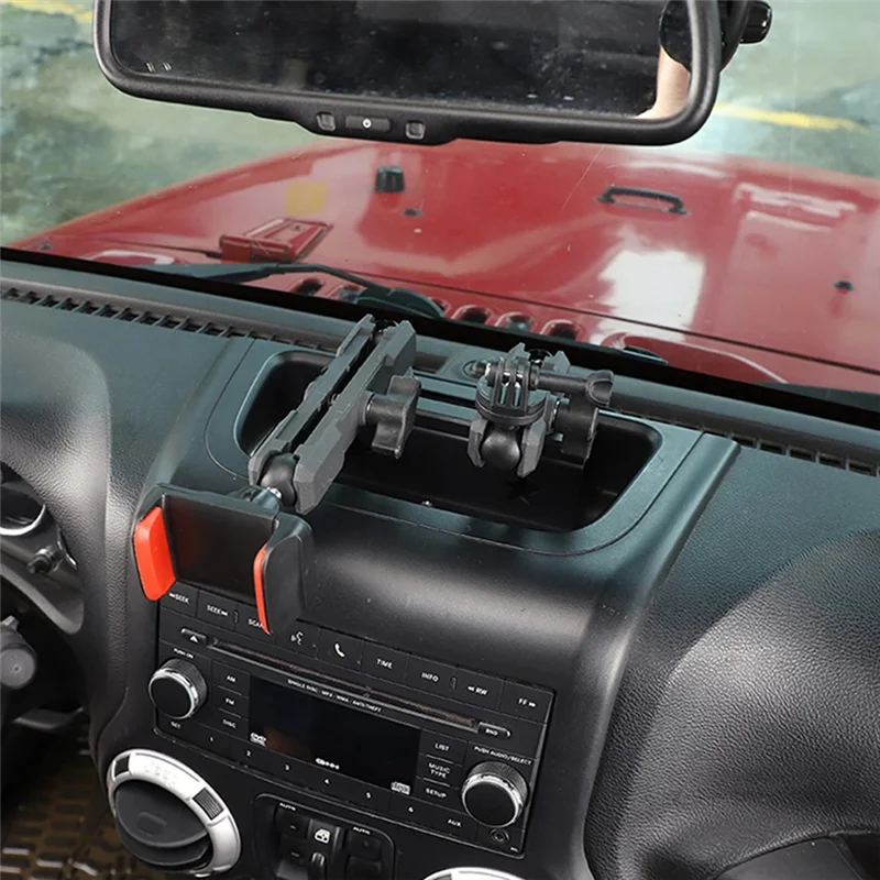

L37A-Dash держатель телефона крепление для камеры для Jeep Wrangler JK 2011-2017 расширение аксессуары для подставки для телефона