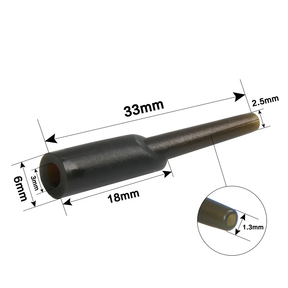 40Pcs Carp Fishing Safe Zone Run Rig Tackle Rubber Chod Buffer Beads and Rolling Swivels Connector Carp Fishing Accessories