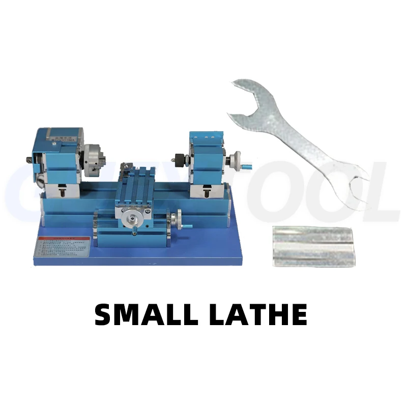 DIY Mini Metal Lathe Micro Universal Woodworking Lathe Metal Rotary Gong Machine Processing Teaching Mode Machine Tool W10003