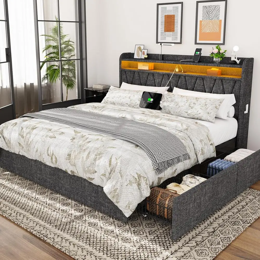 Queen Size Upholste…