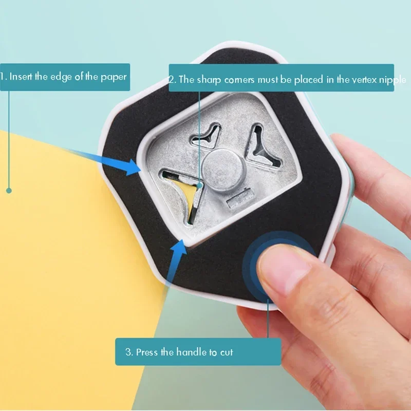 4mm 7mm 10mm Corner Rounder Border Punch R4R7R10 Round Corner Cutter Scrapbooking for DIY Handmade Craft Planner Photo Card Tool