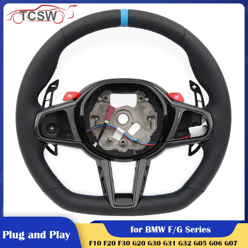 Рулевое колесо M1 M2 с магнитным углеродным волокном для BMW F/G Class F10 F20 F32 F31 F30 G20 G21 G30 G80 G42 X3 Замена автозапчастей