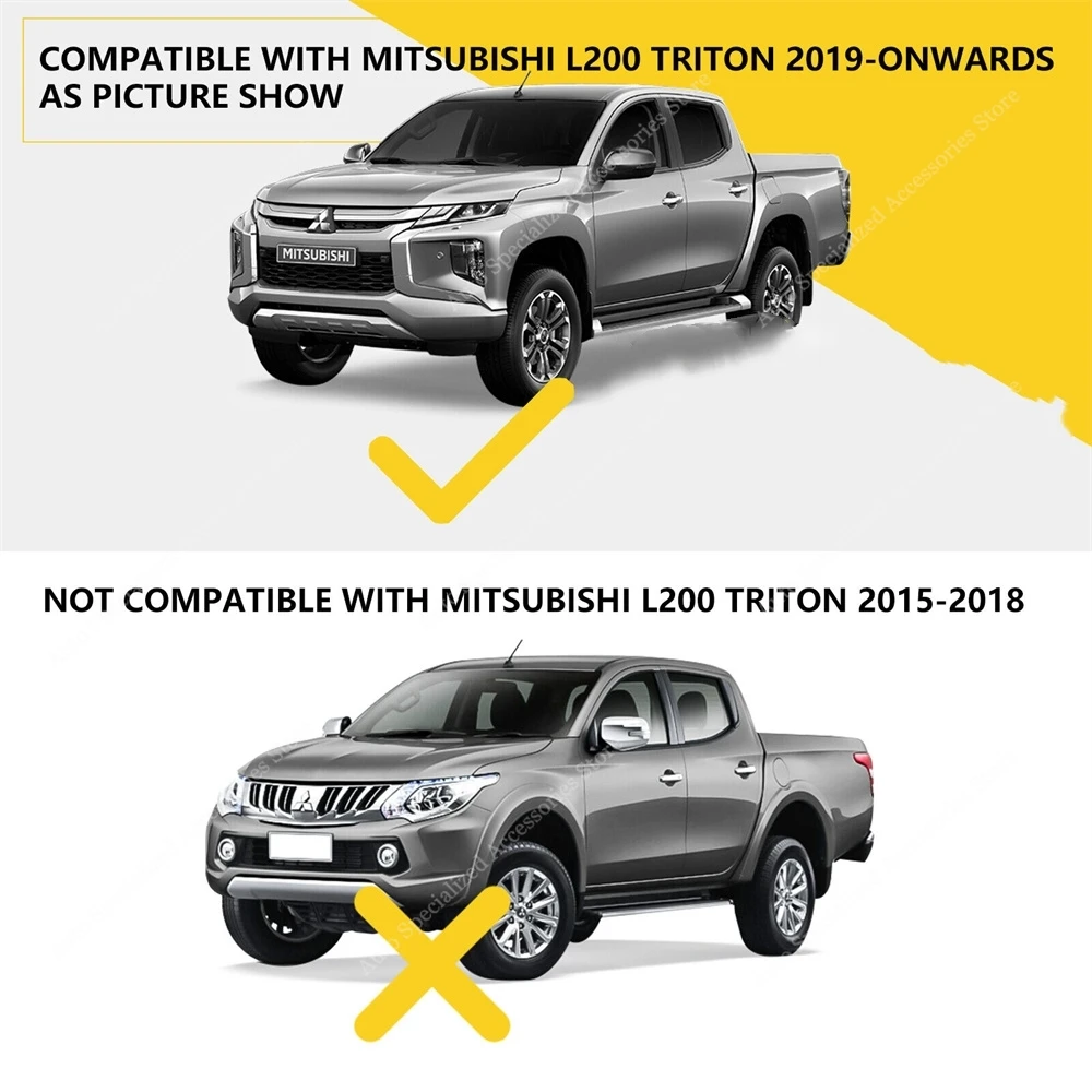 For Mitsubishi Triton Wheel Arch Fender Flares Mudguards Triton l200 4-Door Pick-up 2021-2024  Reflector Fender Flares Bodykits