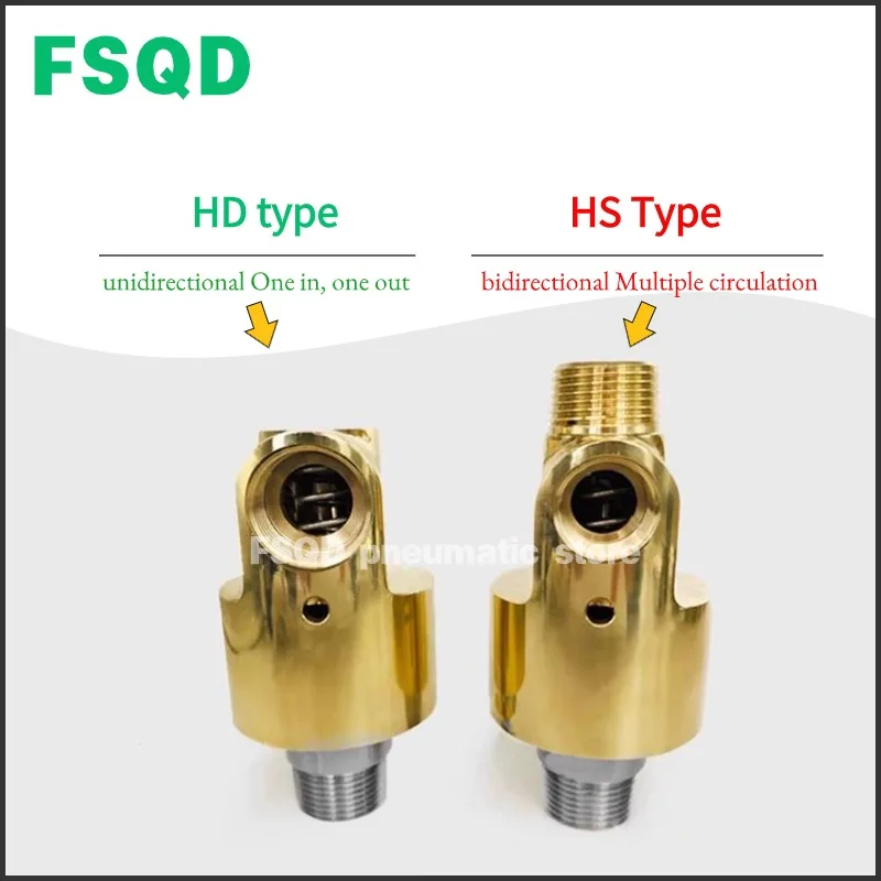 High-speed swivel joint HD-HS-G15 G20 G25 G32 G40 G50 G65 G80-06 08 10 15 20 25 32 40 50 65 80 Type H HS/HD pneumatic tool
