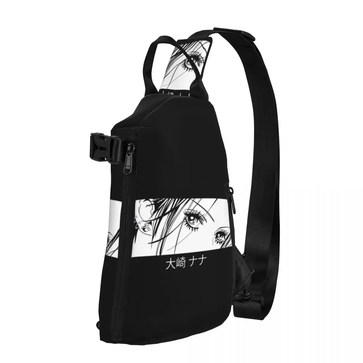 

Nana Osaki Eyes Chest Bags Boy Black Stones Anime Camping Shoulder Bag Kawaii Print Crossbody Bag School Running Sling Bags