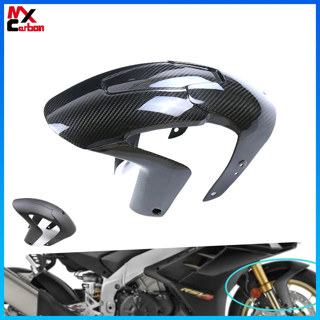 

Motorcycle Front Fender Mudguard Hugger Carbon Fiber Fairing Modification Accessories For Aprilia RSV4 2021 2022 2023