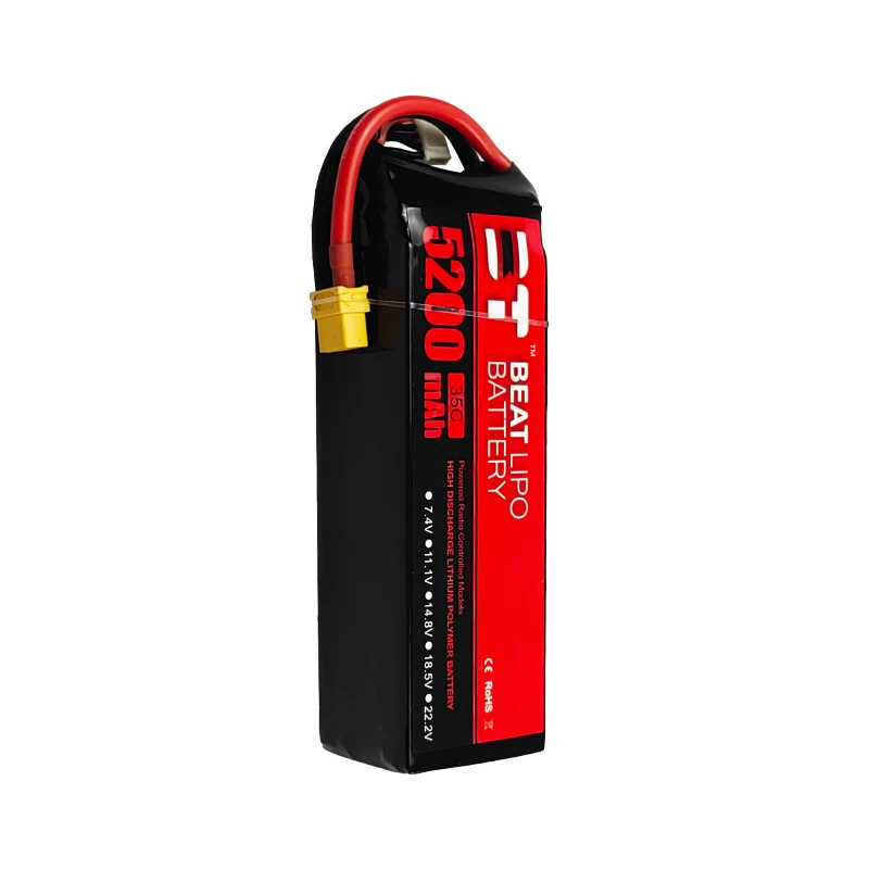 Upgrade 4s 14.8V 5200mAh 35C LiPo Battery For RC Helicopter Quadcopter FPV Racing Drone Parts 14.8v Drones Battery