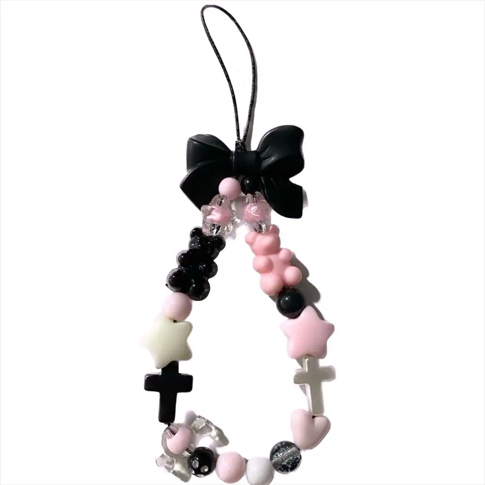 Corea INS 3D Star Pearl Cat Beads accessori per ciondoli a catena per telefono per ragazza gioielli cinturino cordino cordino appeso fatto a mano