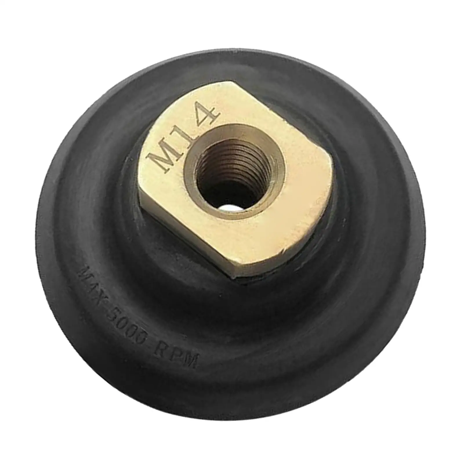Semi Rigid M14 Diamond Polishing Rubber Backer Pad Back Holder 3