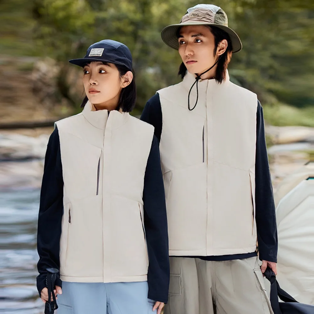 

Outdoor Sports Waterproof High-density High-elastic Vest Autumn and Winter Couple Loose Breathable Men's and Women's Vest