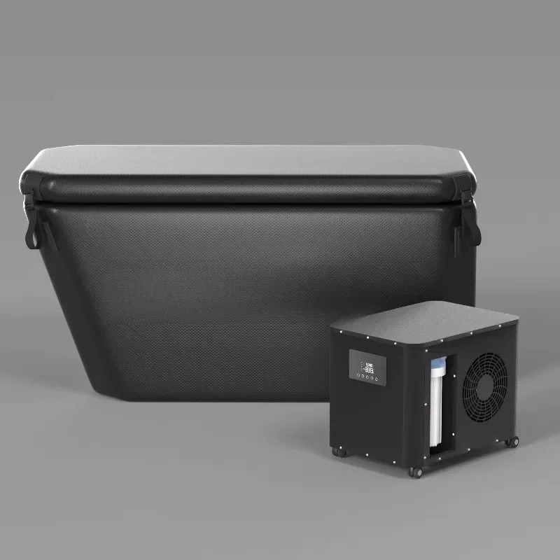 Local Stock Sloping Side Ice Bathtub Bathtub Logo/No Logo Optional Cold Bathtub Suitable for Water Cooled Chiller