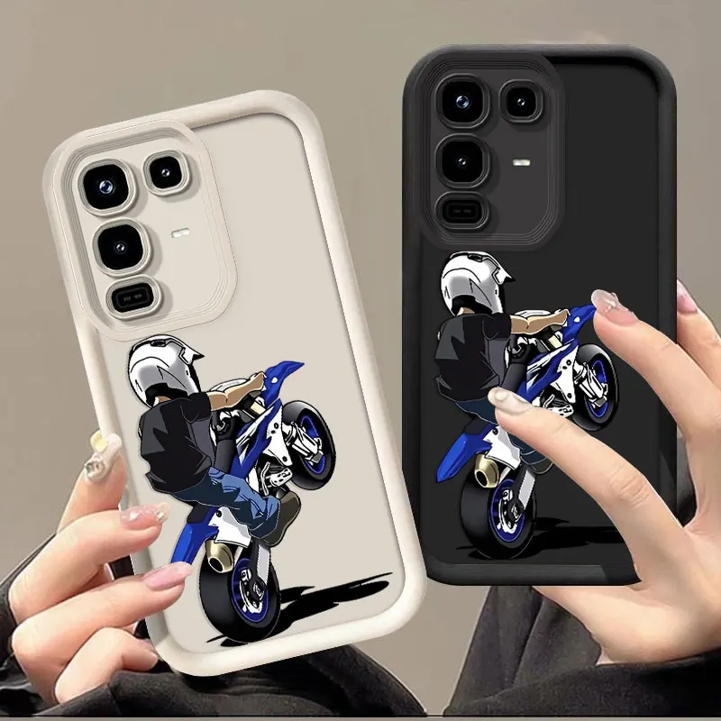 Гибкий силиконовый чехол для Infinix Note 50 Pro Pro+ 4G 50s 50x 5G, защитный чехол с ударопрочным принтом Motocyber.