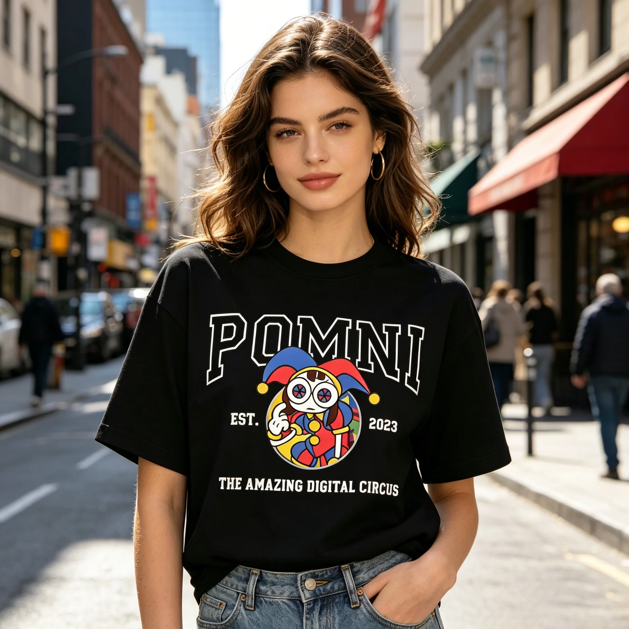 Jax Pomni Characters kids T-Shirt, The Amazing Digital Circus Fan Gift, The Amazing Digital Circus Characters Shirt, Anime