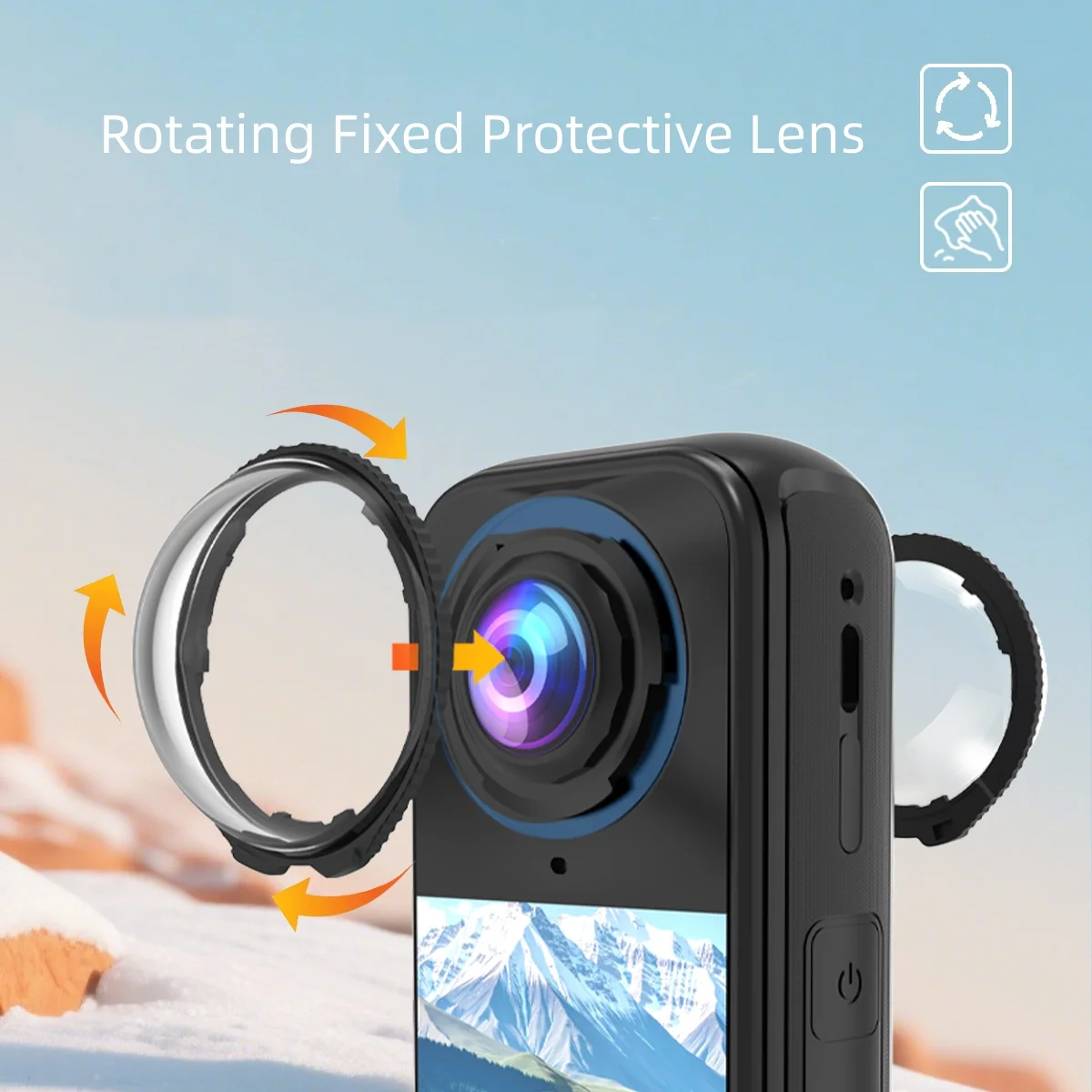 Protective Lens for Insta360 x4 Air Camera Camera Protection Accessories