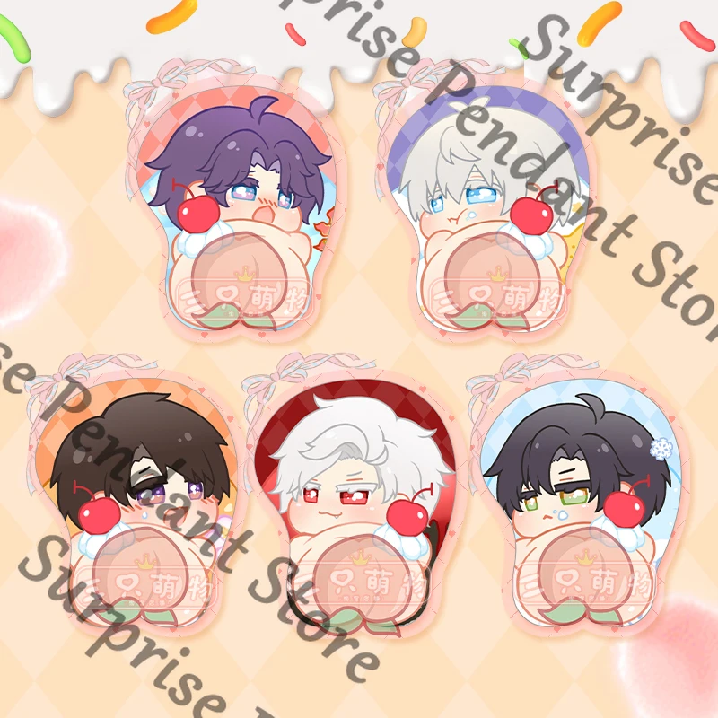 

Игра «Любовь и глубокое пространство», коллеги Силус Рафейэль Зайн Ксав, подставка для запястий, коврик для мыши Caleb, высокий уровень внешнего вида