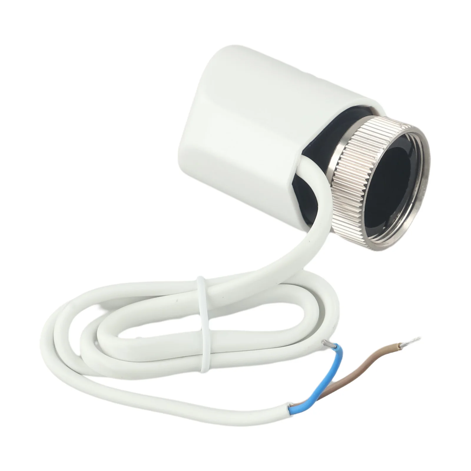 White Floor Heating Actuator Energy Efficient Heating Solution Programmable Heating Device Long-lasting Performance