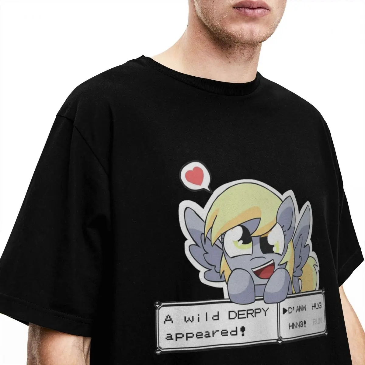 Muffins Derpy Hooves Merchandise T-Shirts Men Women Vintage Pure Cotton Graphic Printed Cloth