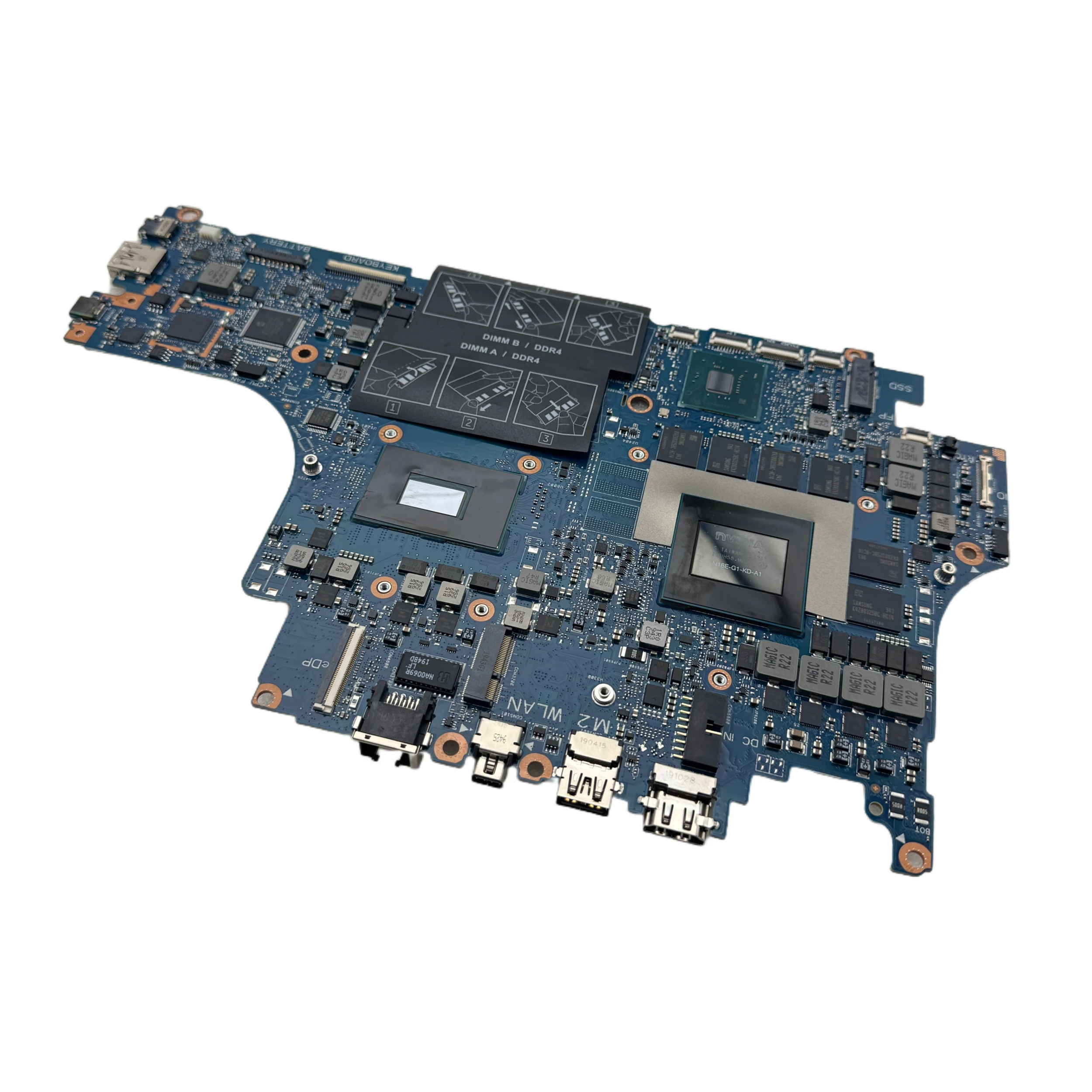 Para Dell G5 5590 G7 7590 7790 placa base de computadora portátil con i7-8750H CPU RTX2060-6GB DDR4 CN-0T3CD6 0T3CD6 VULCAN15_N18E placa principal