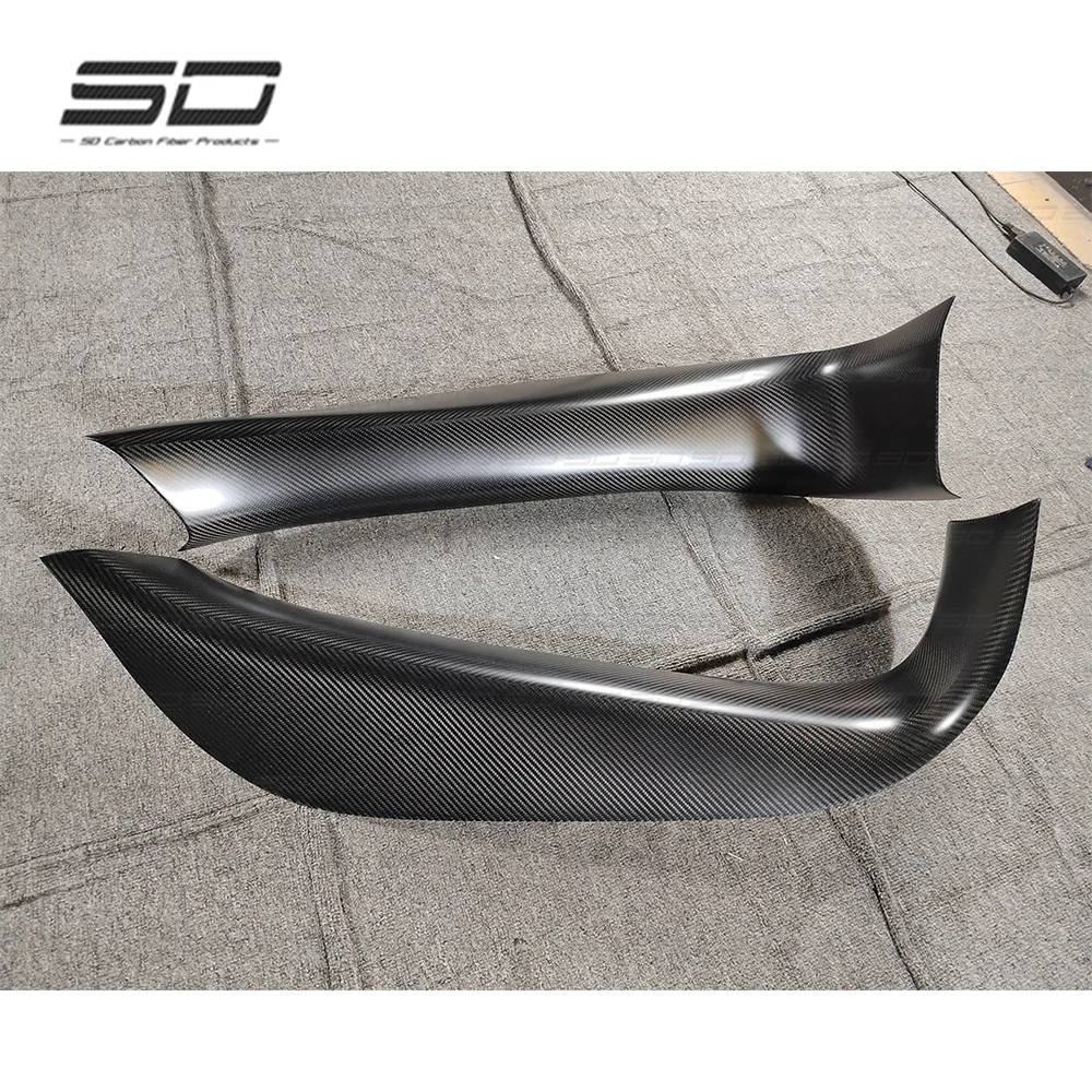 High Quality Dry Carbon Bodykit Door Frame Front scuff plate for McLaren 540c 570s 570gt