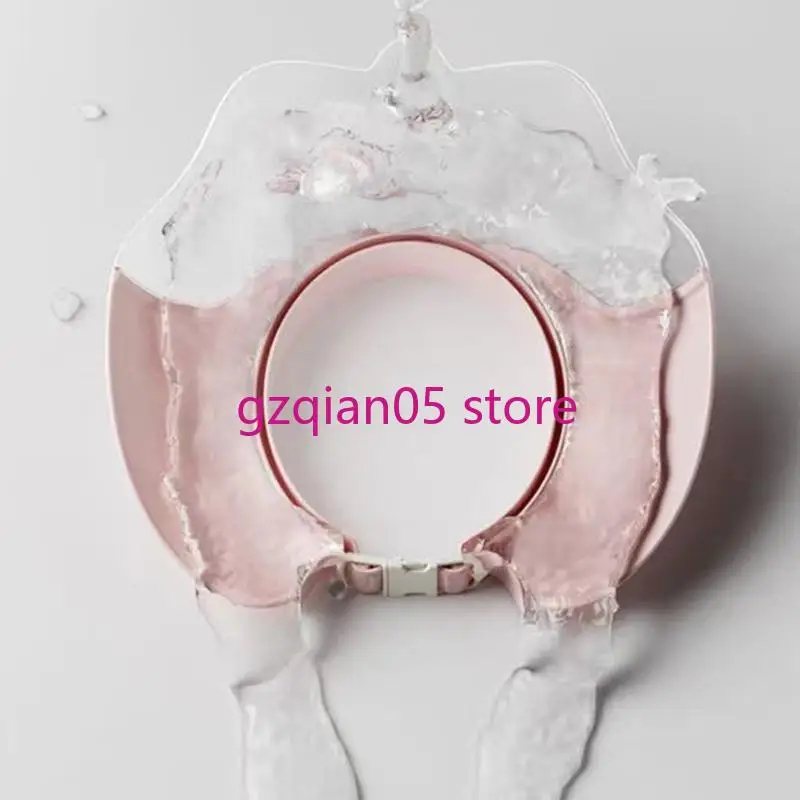 قبعة واقية للاستحمام للأطفال من N7ME، قبعة استحمام كرتونية للأطفال من عمر 0 ​​شهر إلى 6 سنوات