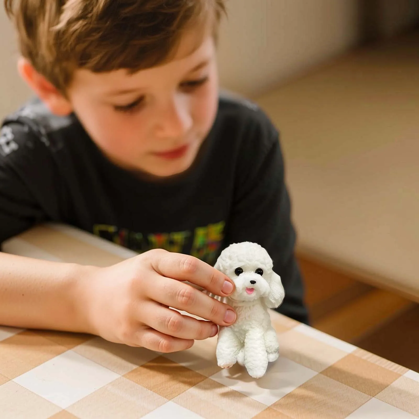 Dog Squishy Toy Party Favor Teddy Dog Decompression Toy Gift Kids Cute Dog Stress Relief Toy Desk Decor Office Stress Reliever