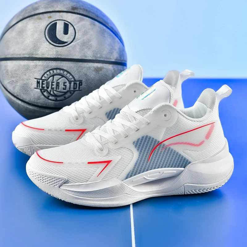 2024 Multi-Color New Men's Basketball Shoes with Sound, Fashionable Classic Sports Wear-Resistant Non-Slip Shoes