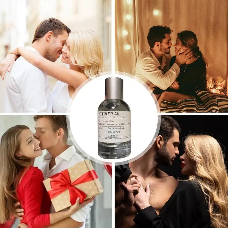 Vetiver 46 Profumo da uomo 100ml Profumi da viaggio Nebbia a lunga durata da donna Fragranza legnosa leggera Profumo d'atmosfera affascinante