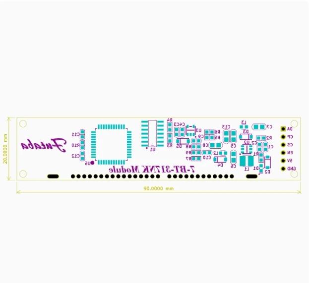 7-BT-317NK Module Lattice C51 Monitor STM32 Group VFD Fluorescent Screen 8-MD-06INKM