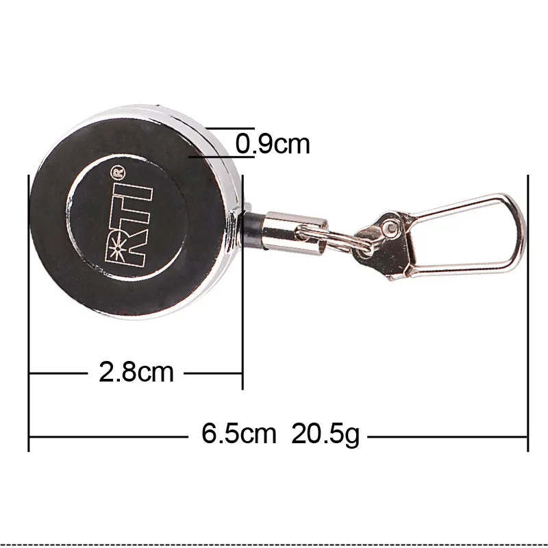 RTI Fishing Line Puller With Telescopic Stainless Steel Line And Pins Retractable Buckle Fishing Tackle Pesca Accessories