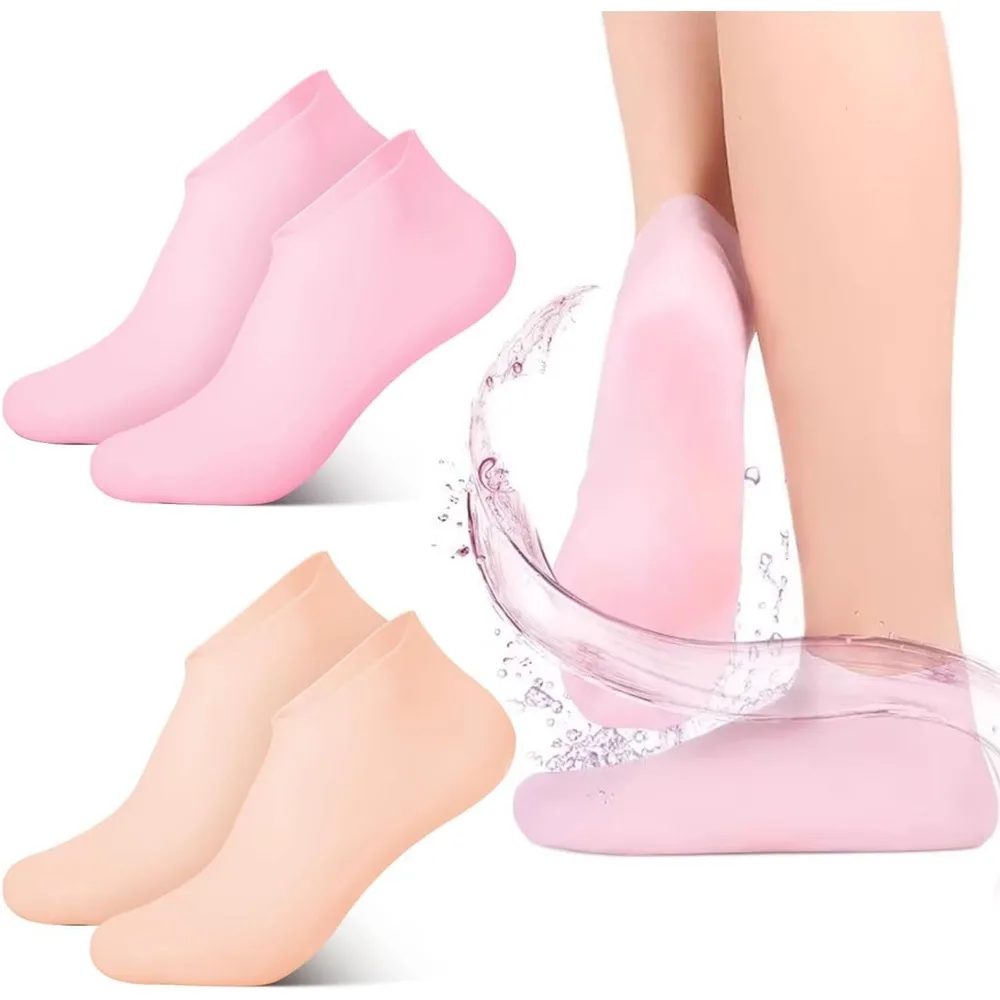 

Силиконовые носки для женщин, носки для восстановления трещин на пятках, гелевые носки для спа-процедур для женщин, силиконовые носки, силиконовые носки для мужчин