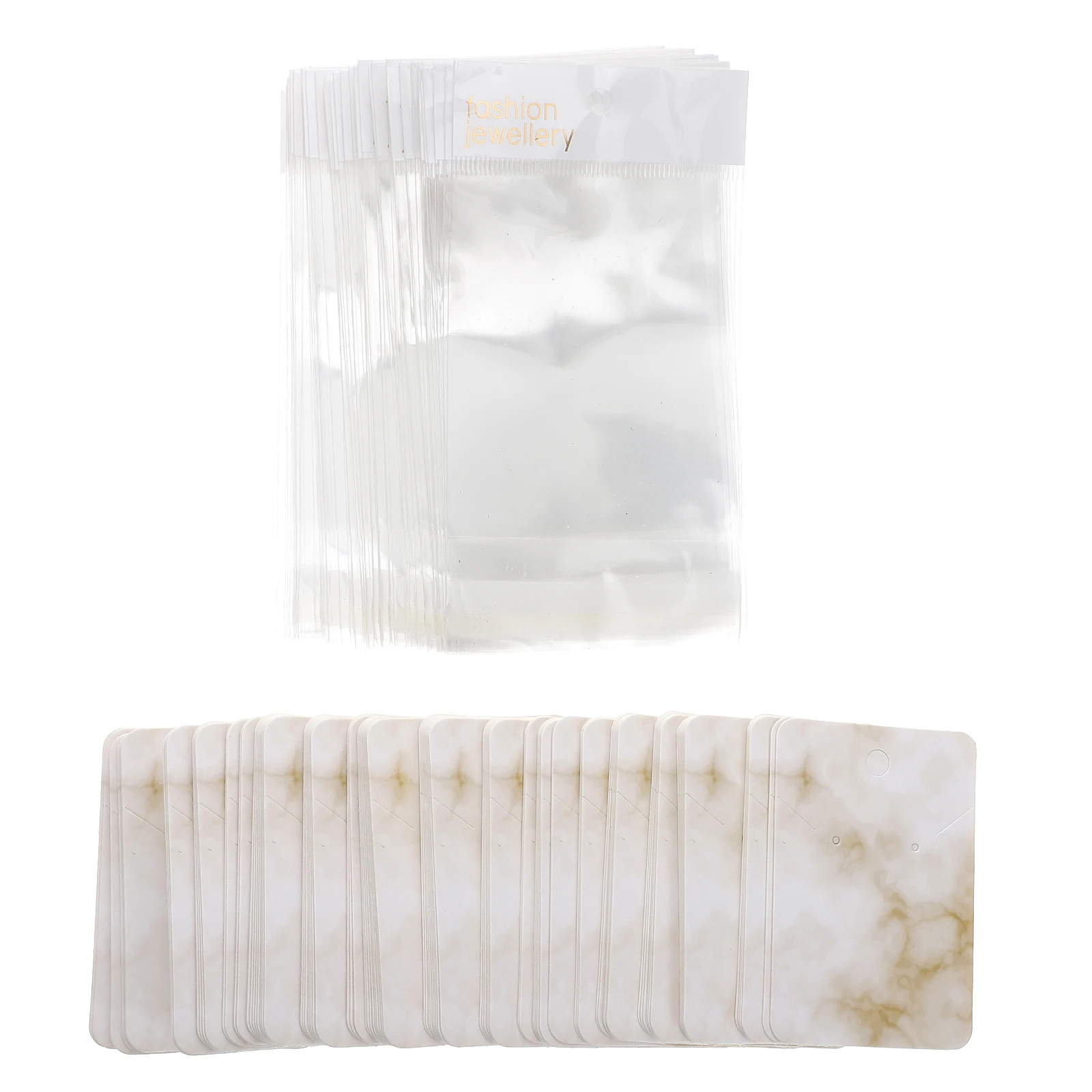 

200PCS Marble Jewelry Cards Necklace Earring Necklace Display Cards Display Comfortable Not Tear Packaging DIY Logo