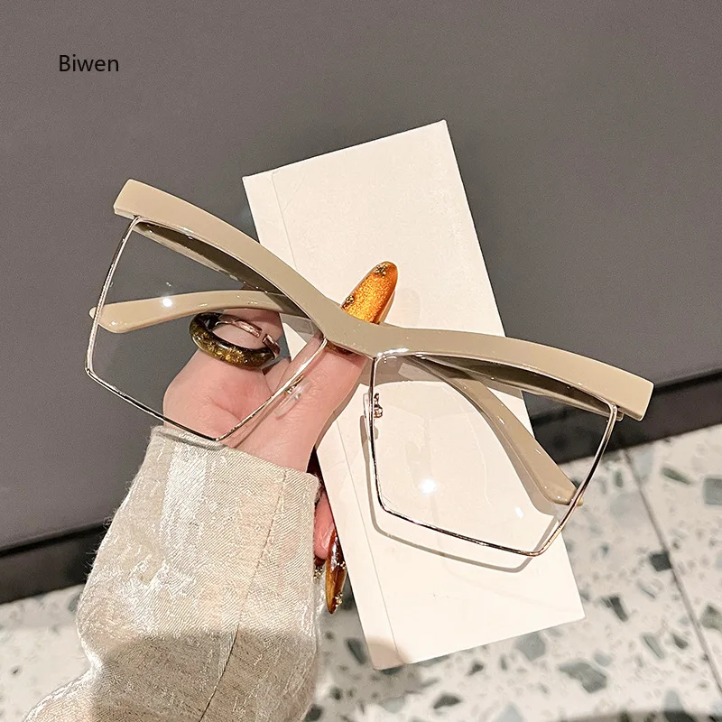 

Anti-Blue Light Classic Vintage Men Half Frames Optical Glasses Women Computer Eyeglasses Blue Light Glasses 안경 Gafas