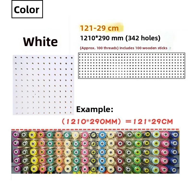 

Wall-Mounted Sewing hine Tead Ra Clothing Assembly Hole Board Tower Tead Holder Storage elf Home Organization Tool