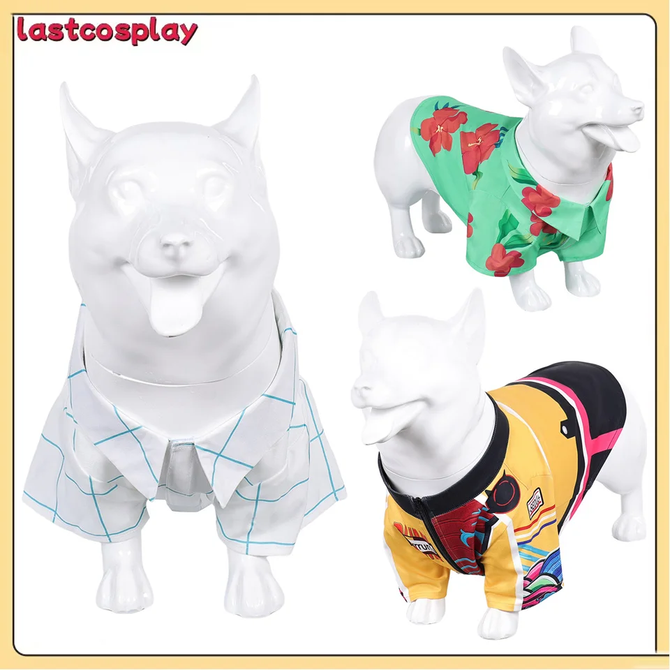 

Охотники с героями мультфильмов «Демоны», собака, косплей для мальчиков, Джину Эбби Руми, костюм для маскировки щенка, рубашка, пальто, карнавальное платье на Хэллоуин