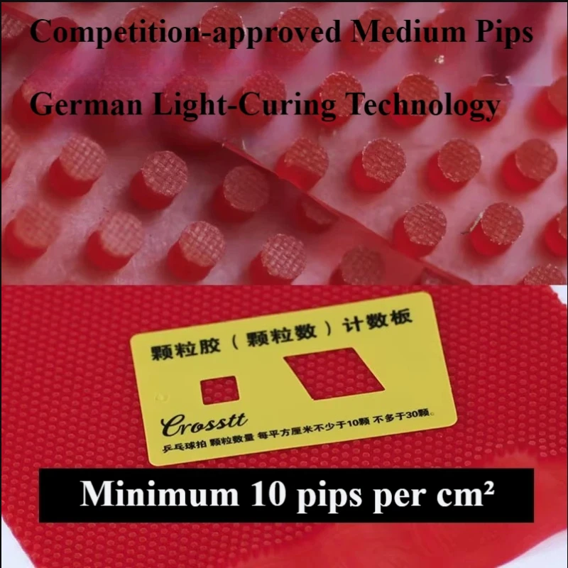 DAWEI 388d-1 علاج البثور الطويلة تنس الطاولة OX المطاط جزيئات متوسطة الحجم مهاجمة بينغ بونغ المطاط سرعة الارتداد السريع