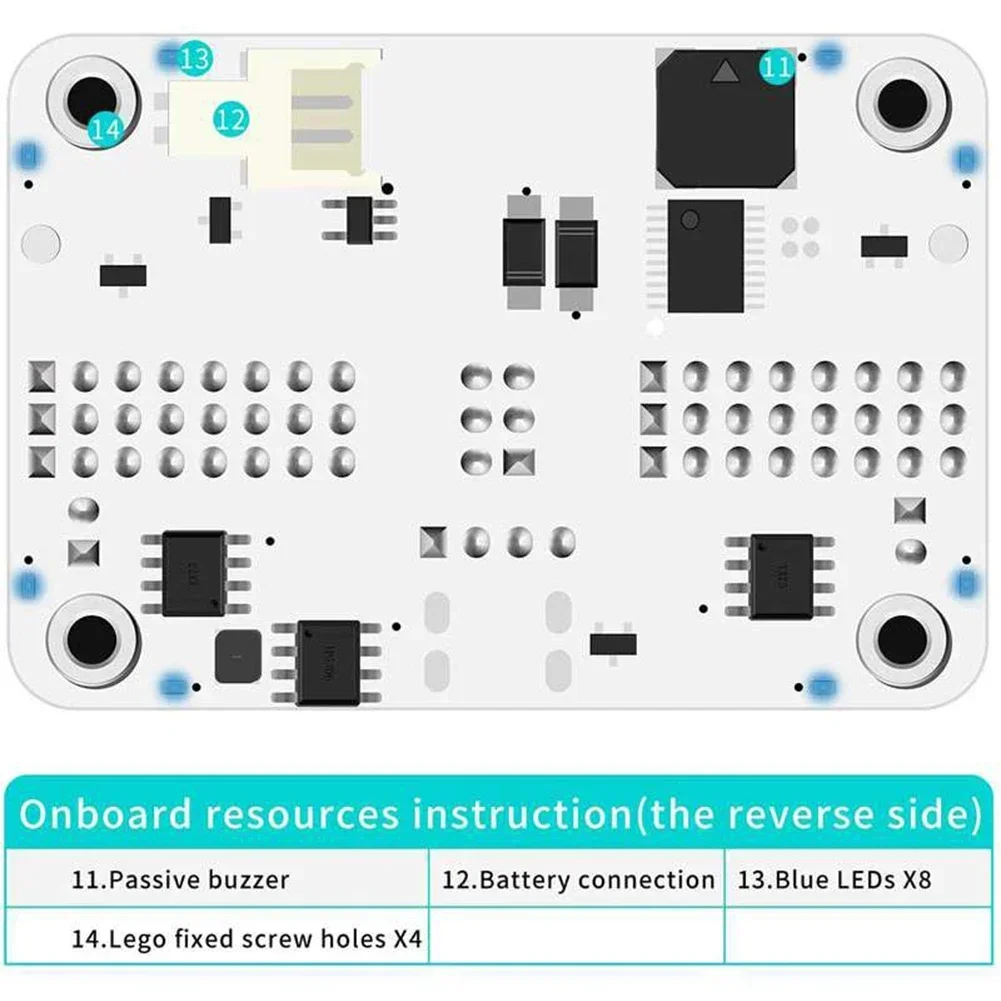Плата расширения Elecfreaks Wukong Micro:Bit с механическим когтем - комплект кодирования STEM для обучения программированию строительных блоков