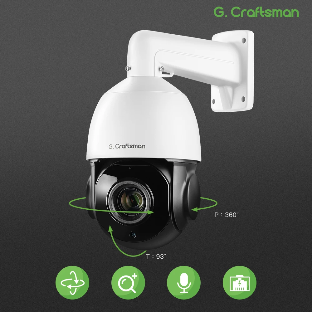 

XMEYE POE PTZ 20X Optical Zoom 6MP SO.NY Sensor IR Night Vision Two-way Audio CCTV Surveillance Security